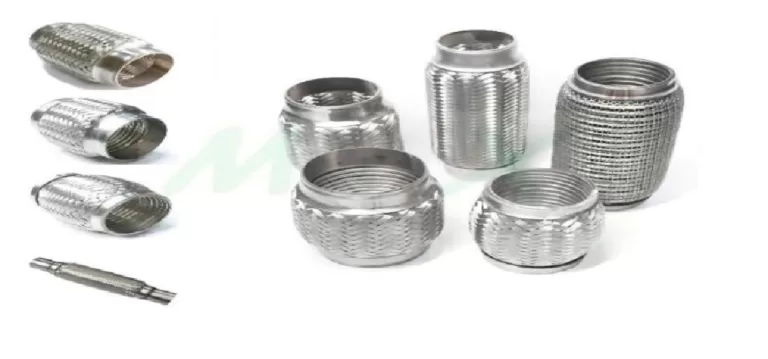 Bellows + Inner Braid + Outer Braid Exhaust Flexible pipe