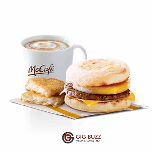 Chicken Sausage McMuffin With Egg Meal