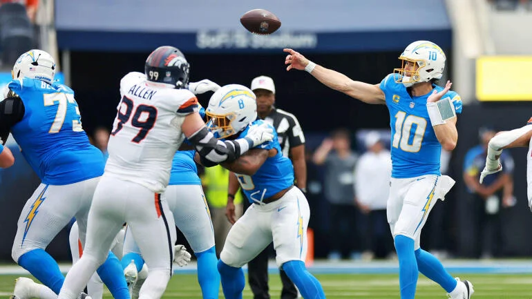 chargers, vikings, justin herbert, kimani vidal, chargers vs vikings, chargers game, thursday night football, tnf, minnesota vikings, la chargers, chargers football, quentin johnston, chargers stats, herbert, nfl week 8 predictions