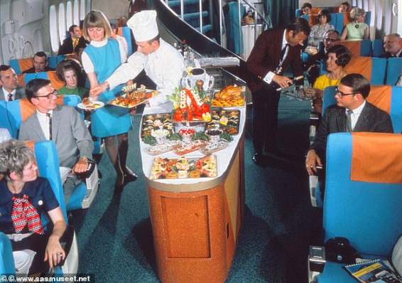 first class travel in 1950