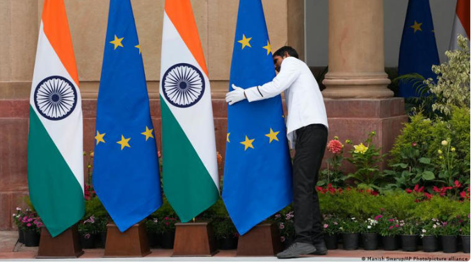 The EU is hoping to improve its ties with India with more trade and stronger defense partnerships© Manish Swarup/AP Photo/picture alliance