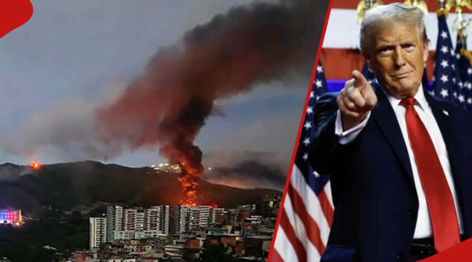 US launches strikes on Caracas as Venezuela declares national emergency