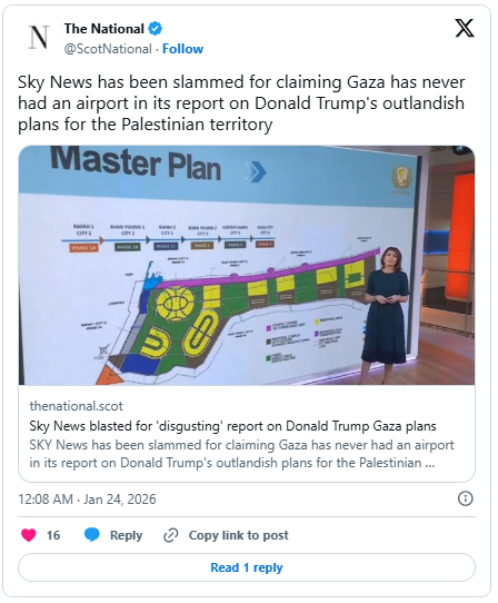 The Gaza airport, built by Moroccans... a facility whose existence was denied by Sky News America