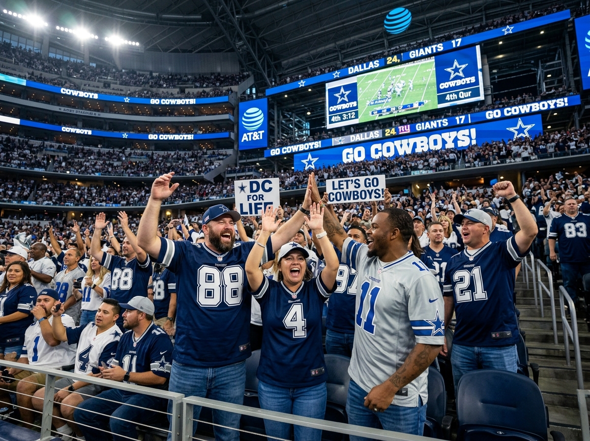 Dallas Cowboys fan reactions
