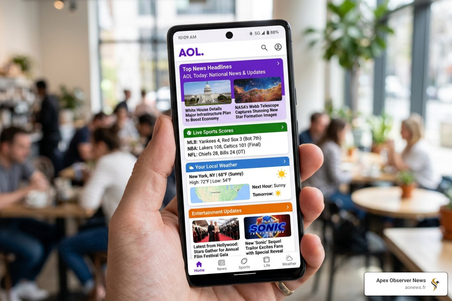 aol news sports weather entertainment weather