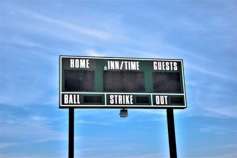 major league baseball scoreboard