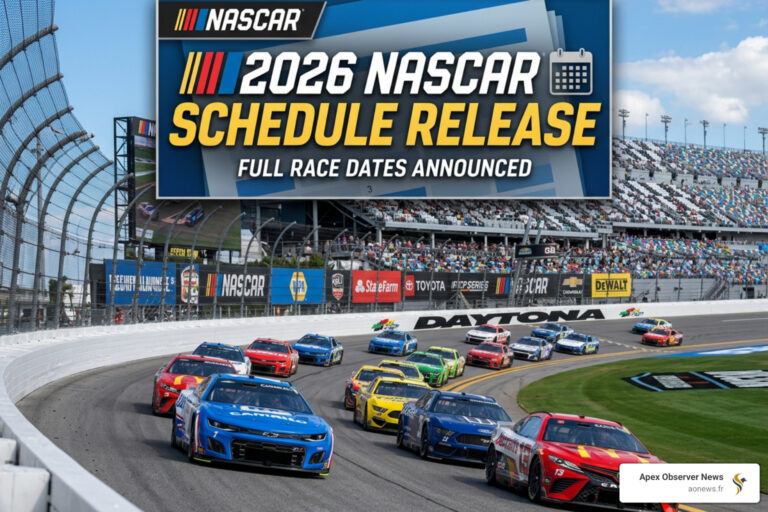 2026 nascar schedule release