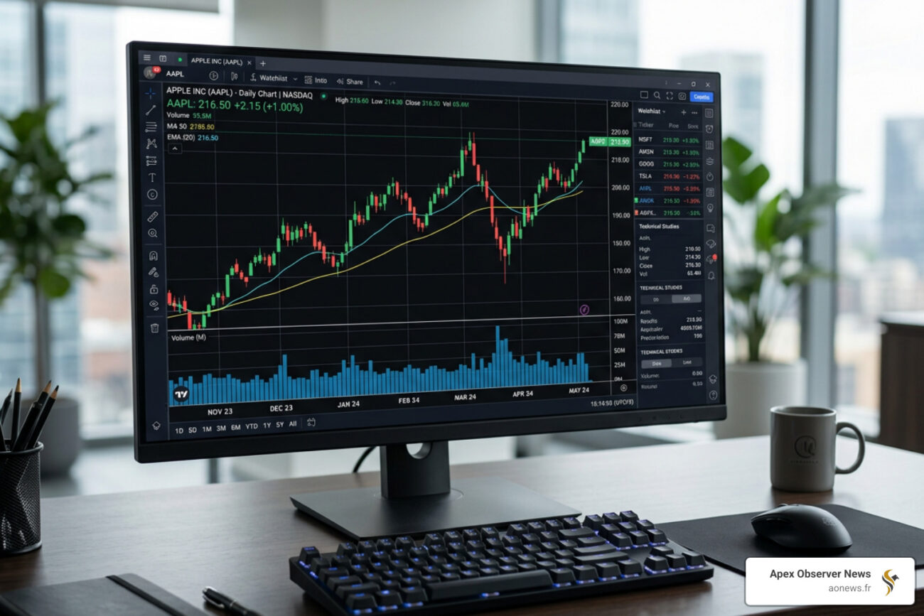 apple stock price today